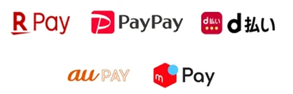 PayPay d払い 楽天ペイ au PAY